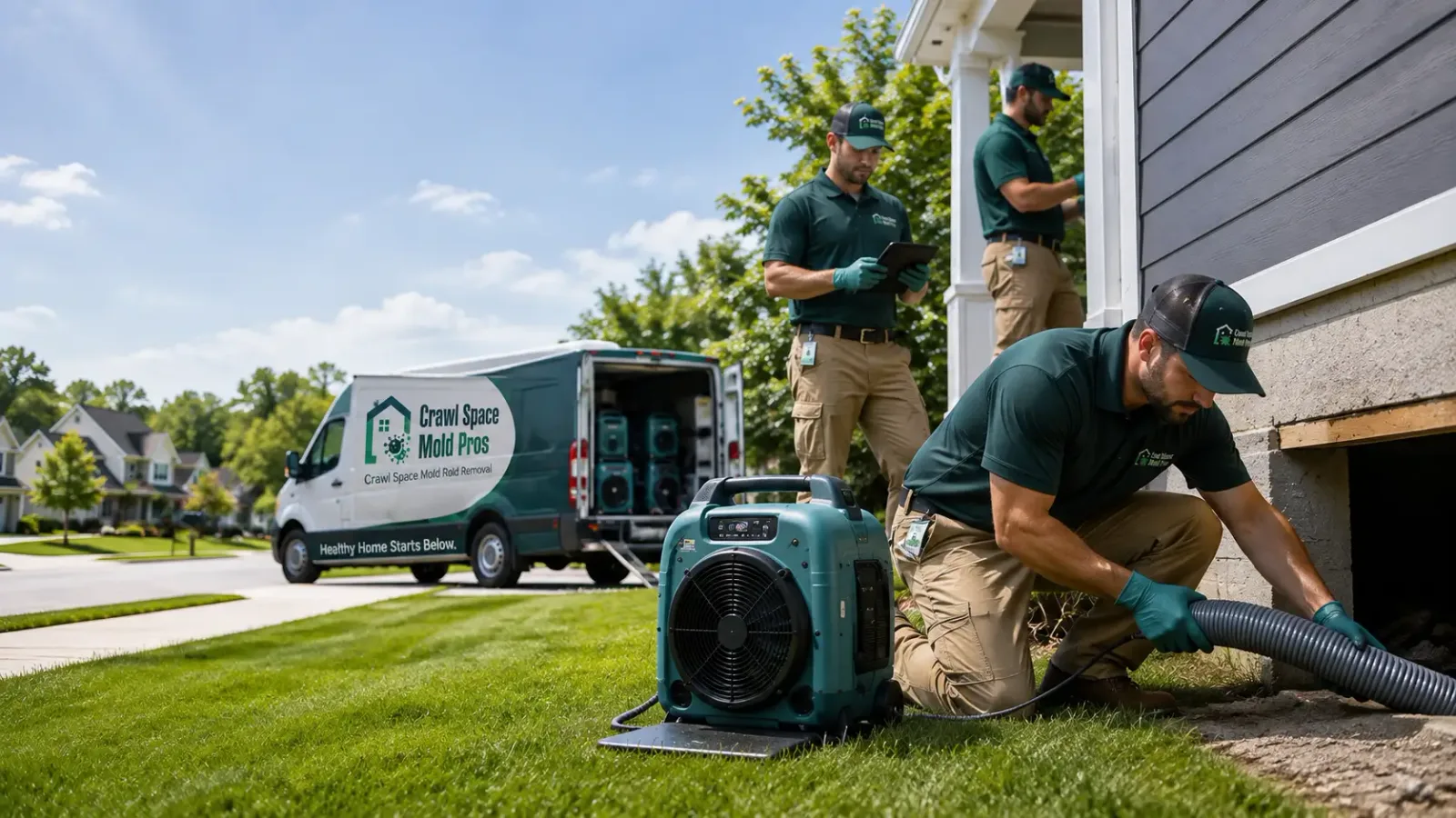 Crawl Space Mold Removal in Rockville, MN